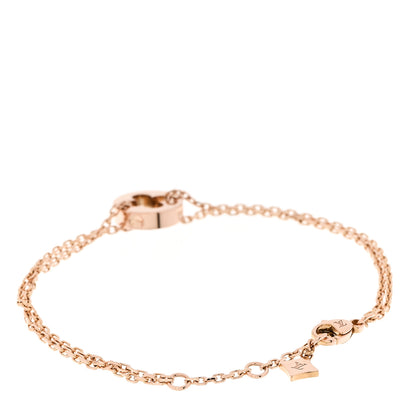 Louis Vuitton 18K Rose Gold Empreinte Chain Bracelet 2 of 4