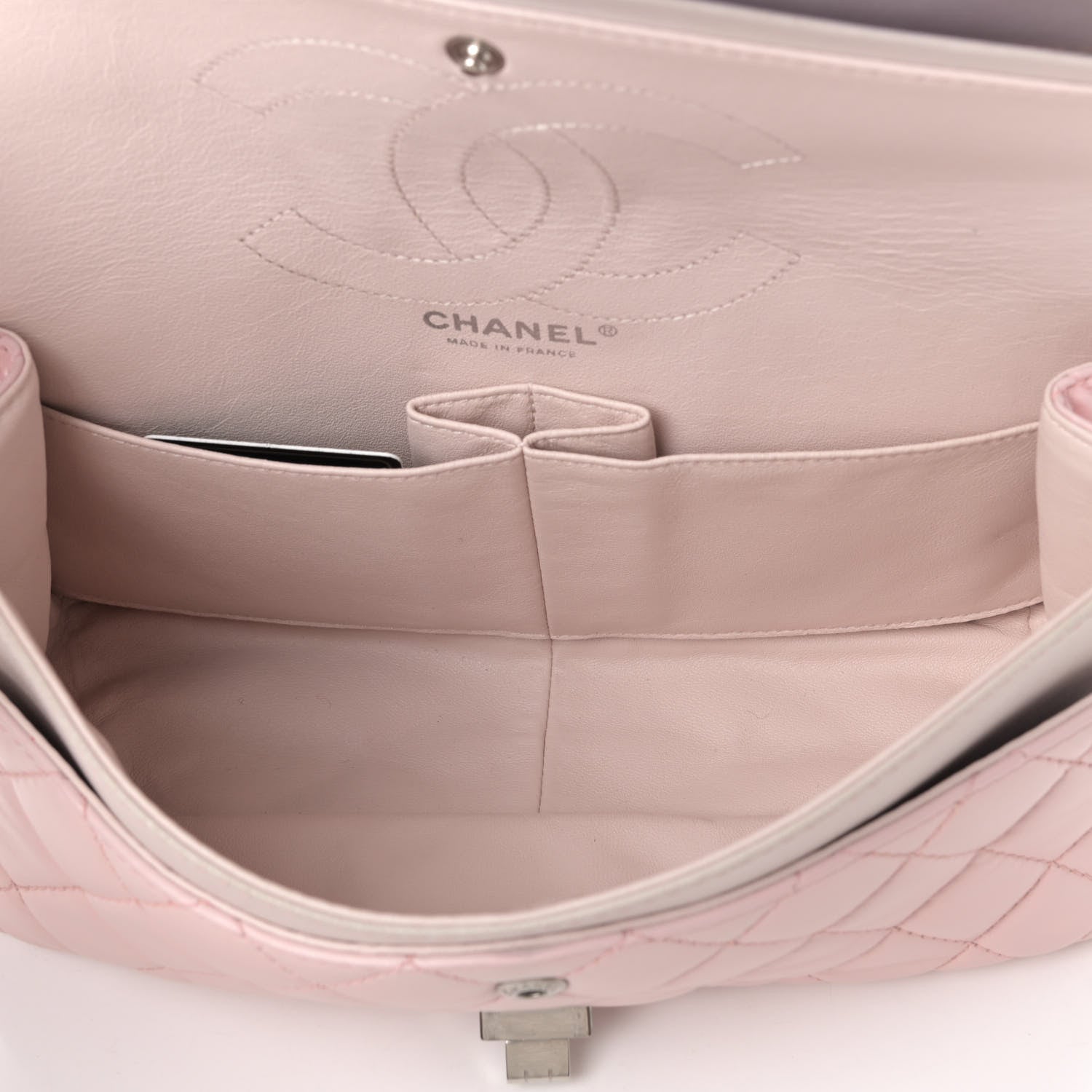 Chanel Lambskin Quilted 2.55 Reissue 226 Flap Pink 4 of 4