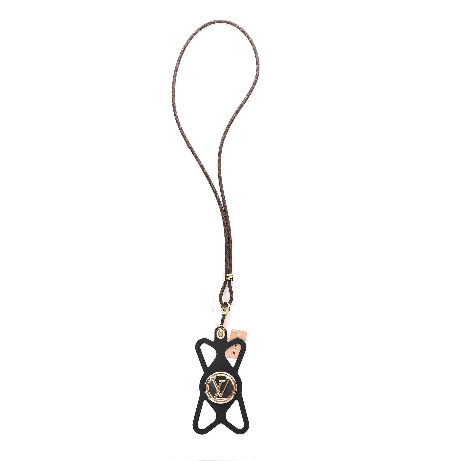 Louis Vuitton Monogram Silicone Louise Phone Holder Black 1 of 6