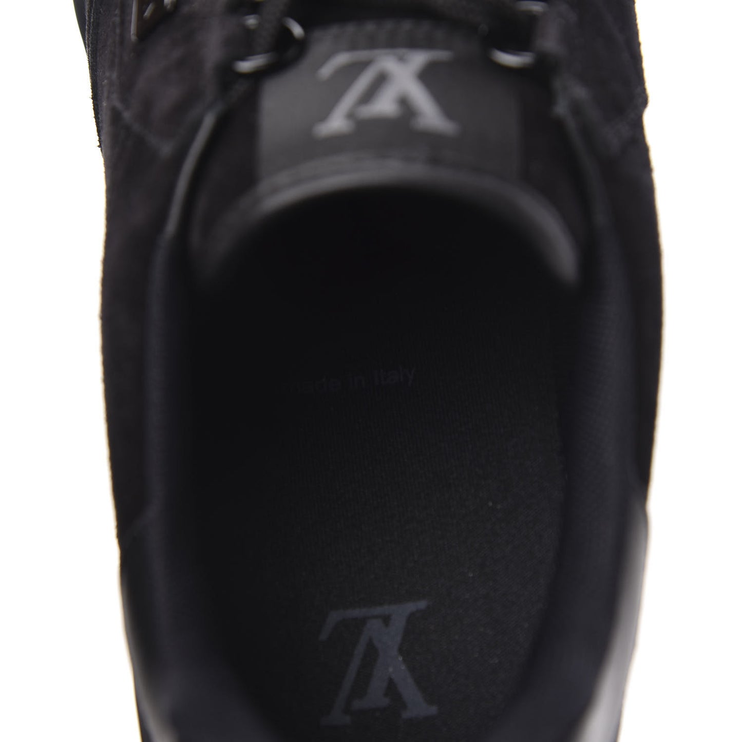 Suede Uniform Sneakers 9.5 Black