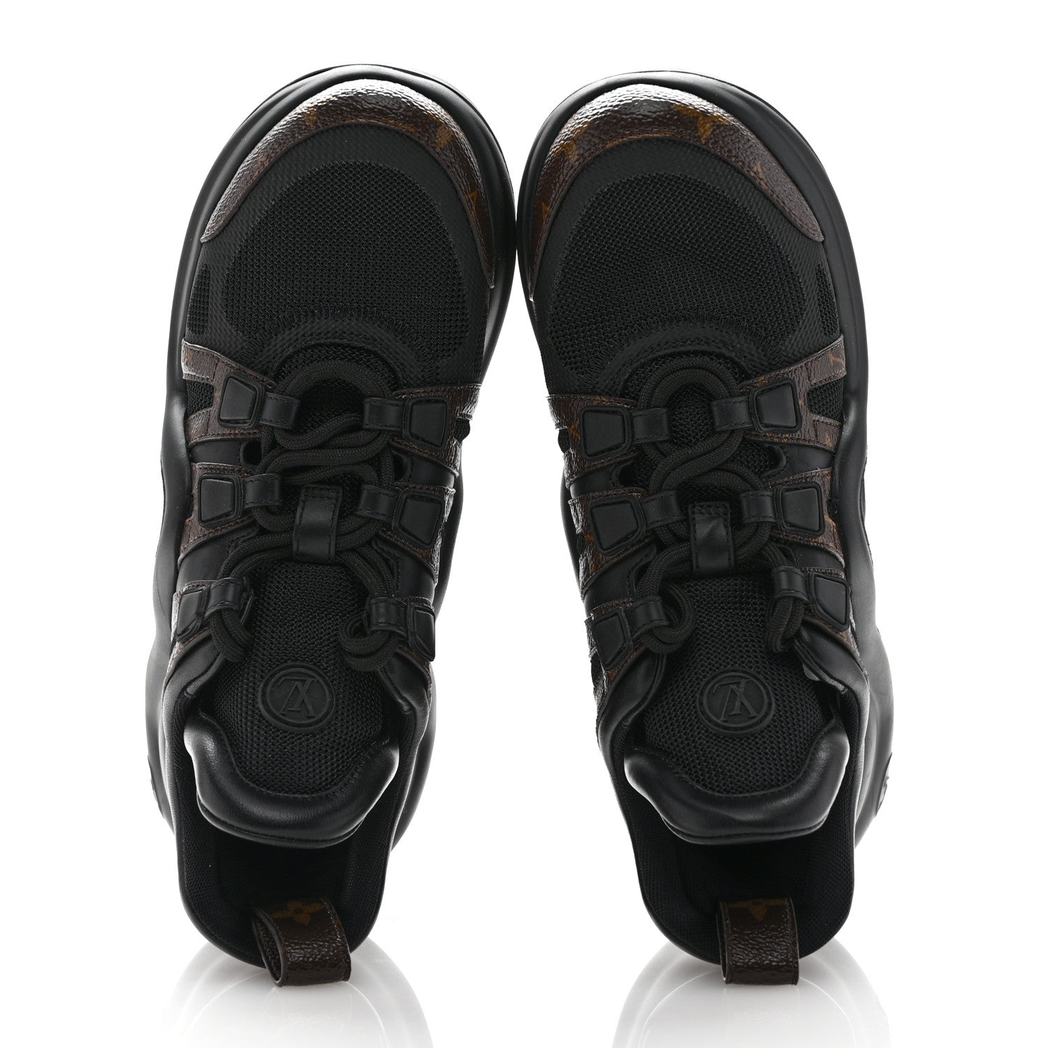 Louis Vuitton Calfskin Patent Monogram LV Archlight Sneakers 37