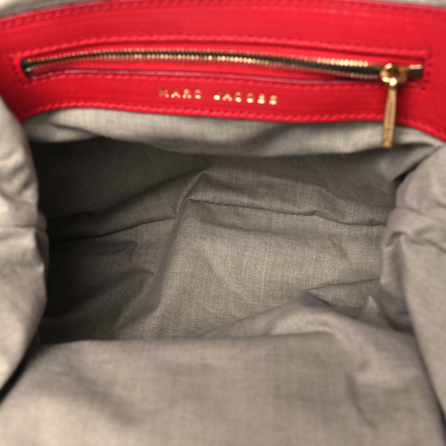 Calfskin Quilted Little Stam Red