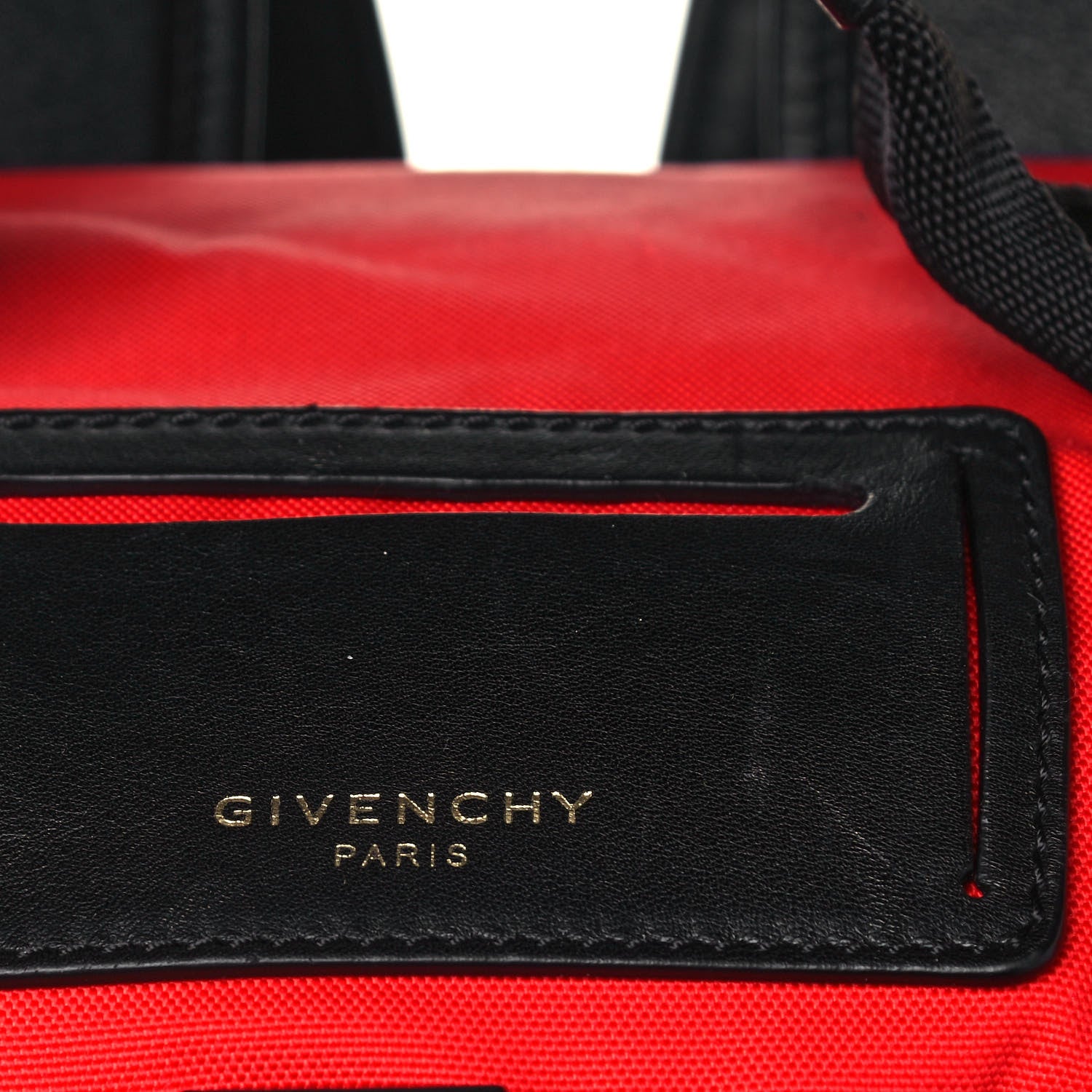 Givenchy Nylon Canvas Convertible Duffle Backpack Red Black 9 of 10