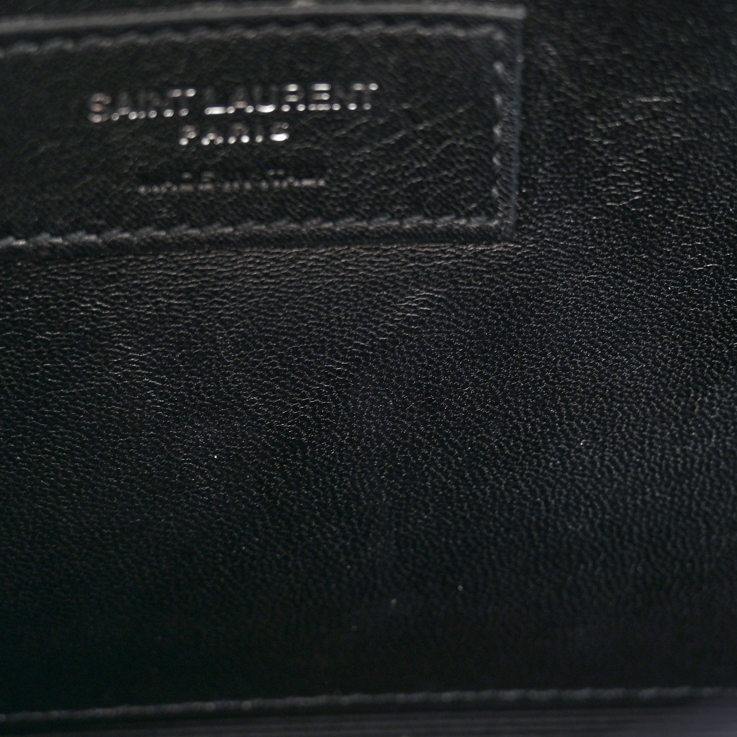 Saint Laurent Calfskin Crocodile Embossed Medium Classic Monogram Kate Tassel Satchel Deep Marine 11 of 15