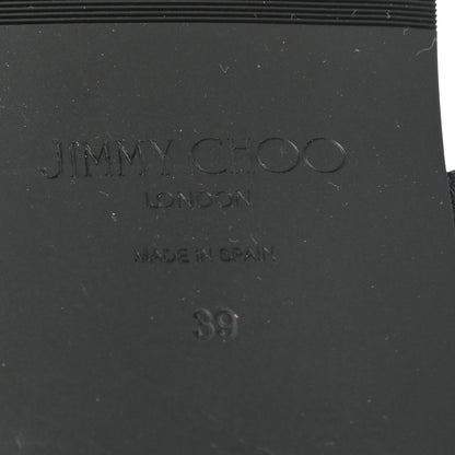 Jimmy Choo Kid JC Flat Sandals 39 Black 6 of 7