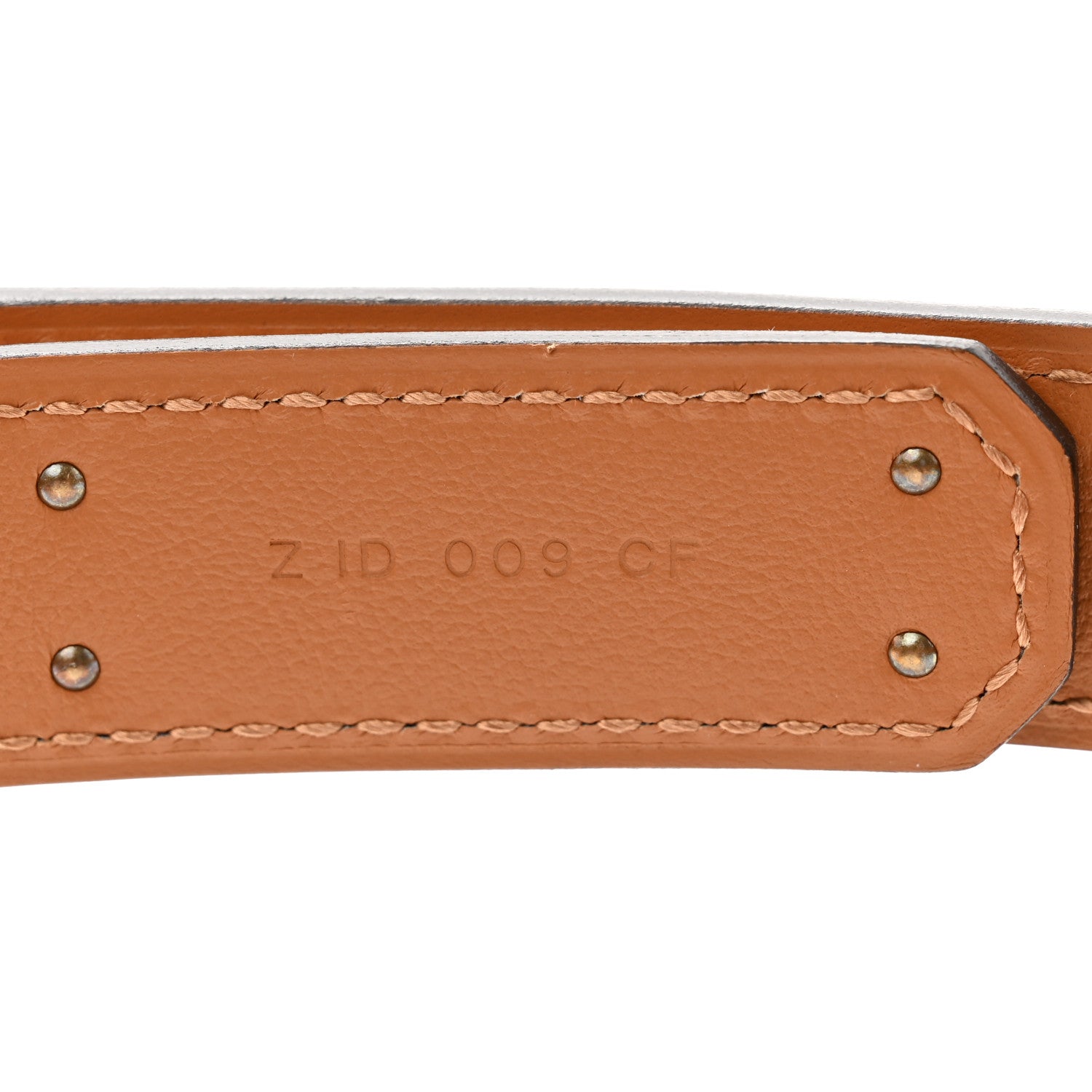 Hermes Madame Calfskin O'Kelly Belt Gold 4 of 5