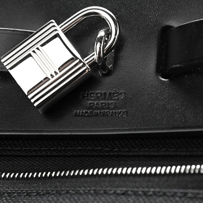 Hermes Military Toile Vache Hunter Herbag Zip PM 31 Black 7 of 15