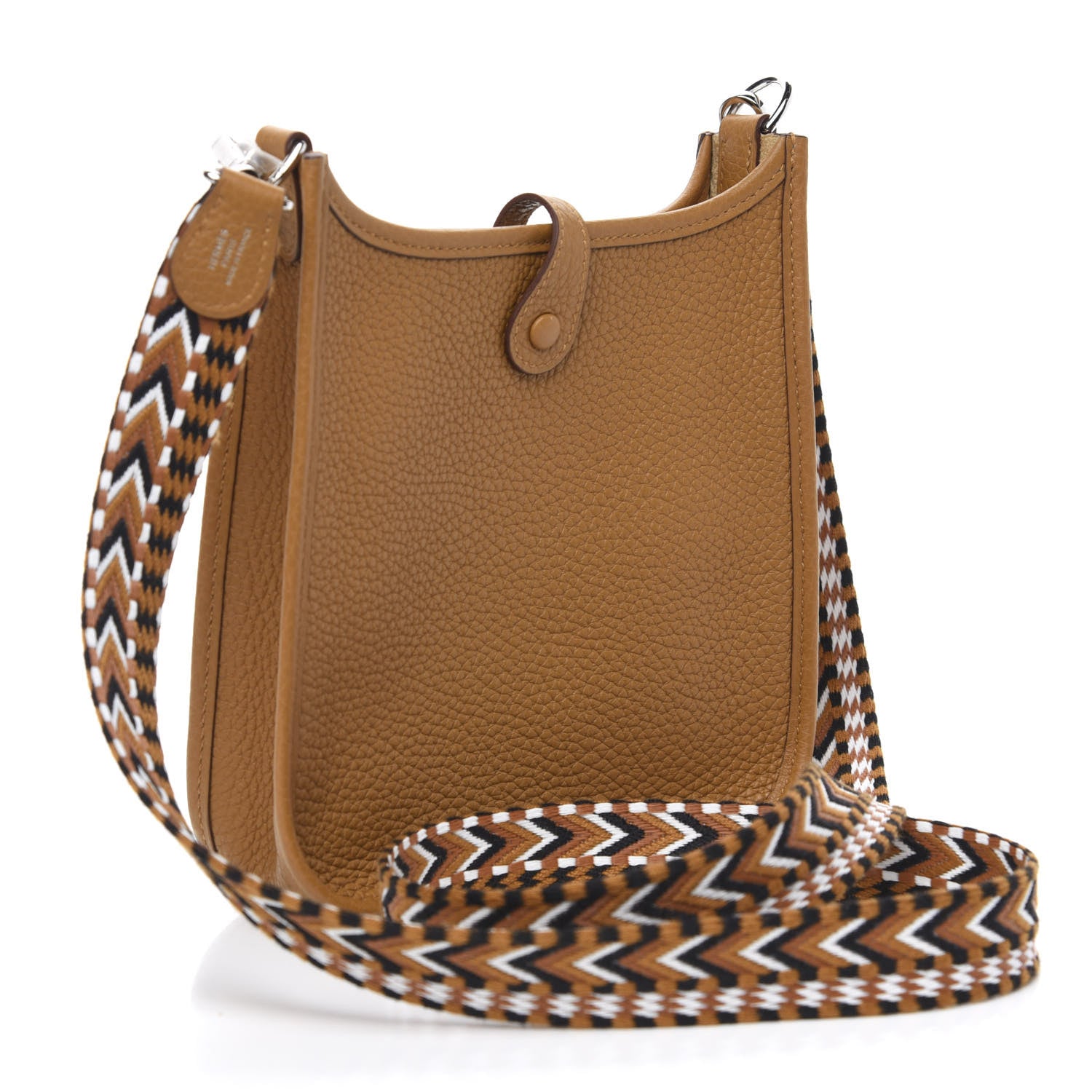 Hermes Taurillon Clemence Allegro Evelyne TPM Sesame 3 of 10