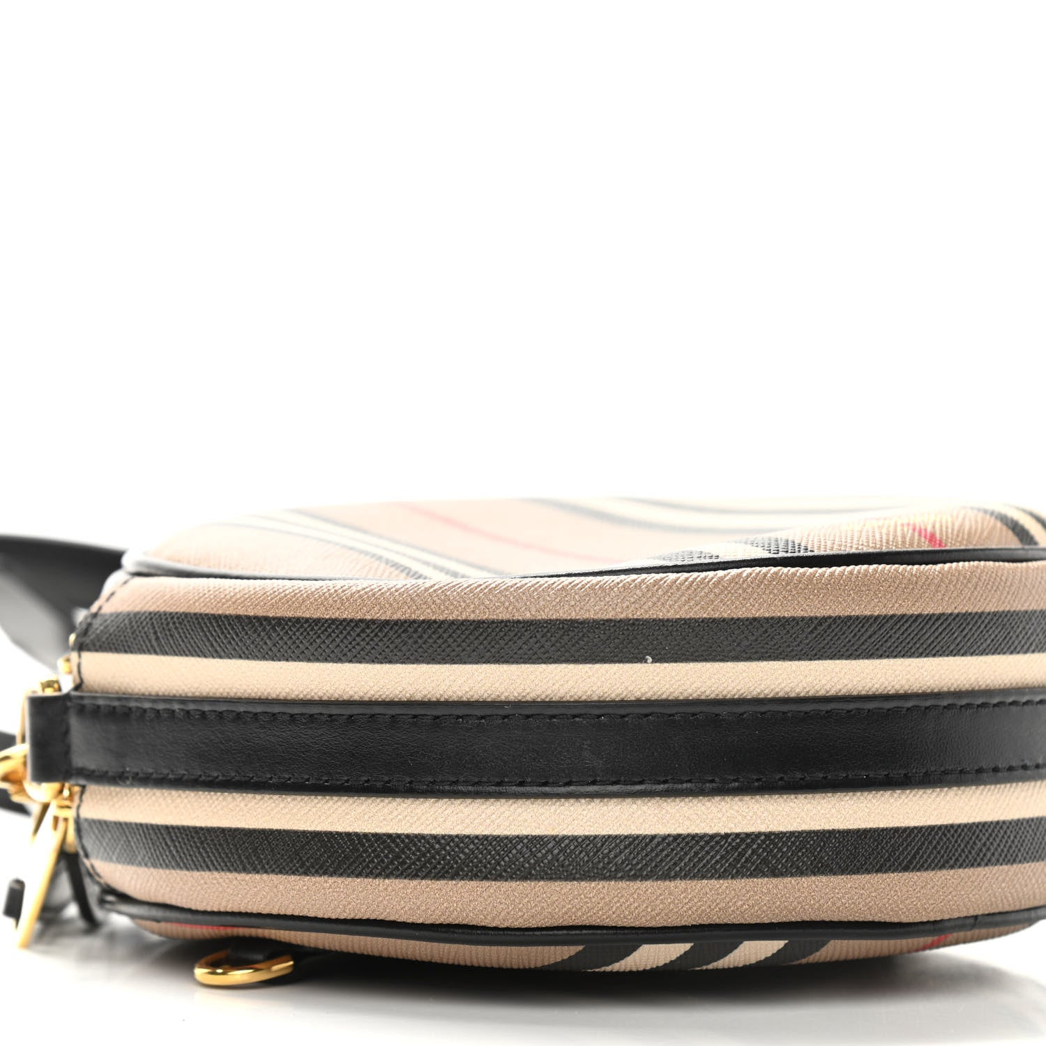 Burberry E-Canvas Calfskin Icon Stripe Louise Bag Archive Beige 9 of 11