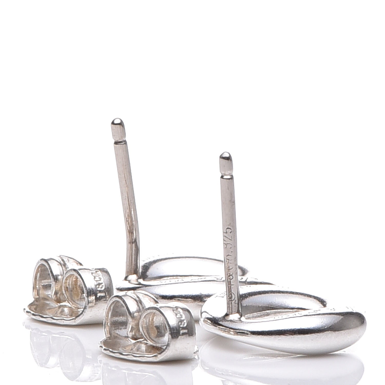 Tiffany Sterling Silver Elsa Peretti Sevillana Earrings 3 of 7