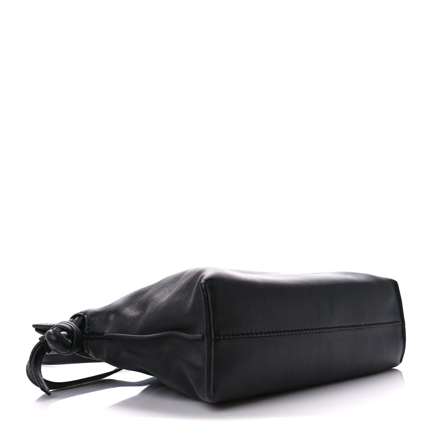 Loewe Calfskin Mini Flamenco Knot Clutch Black 4 of 10