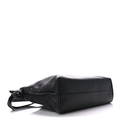 Loewe Calfskin Mini Flamenco Knot Clutch Black 4 of 10