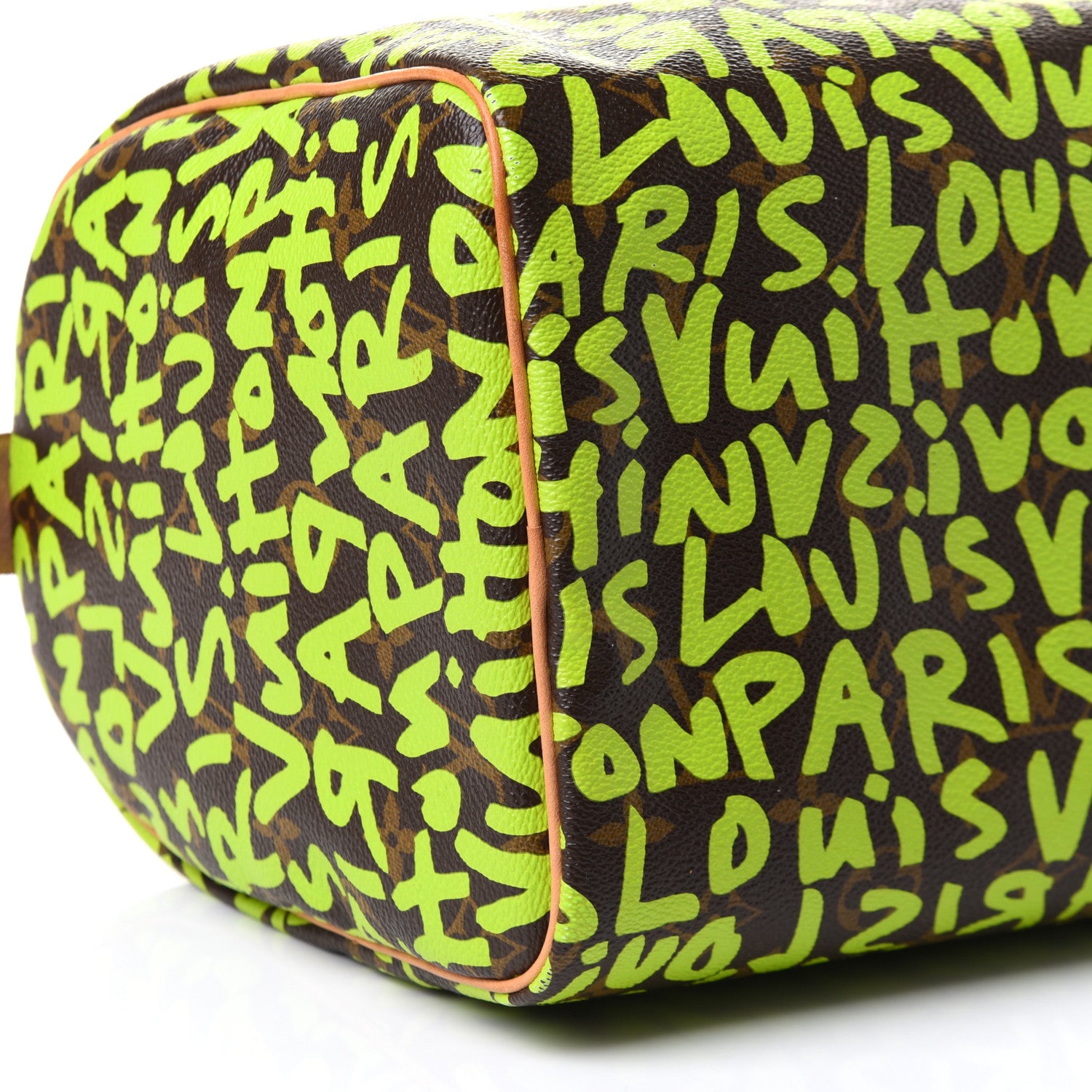 Louis Vuitton Monogram Graffiti Speedy 30 Green 9 of 10