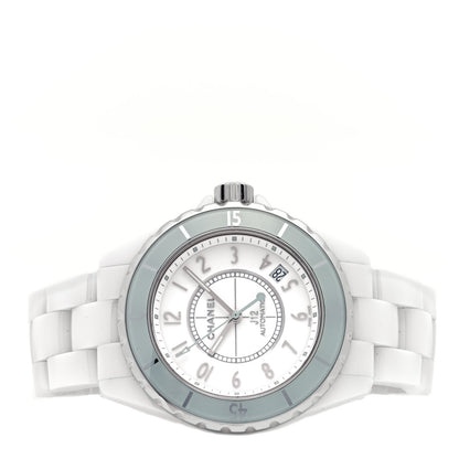 Chanel Stainless Steel Ceramic 38mm J12 Automatic Watch Soft Blue 2 of 5