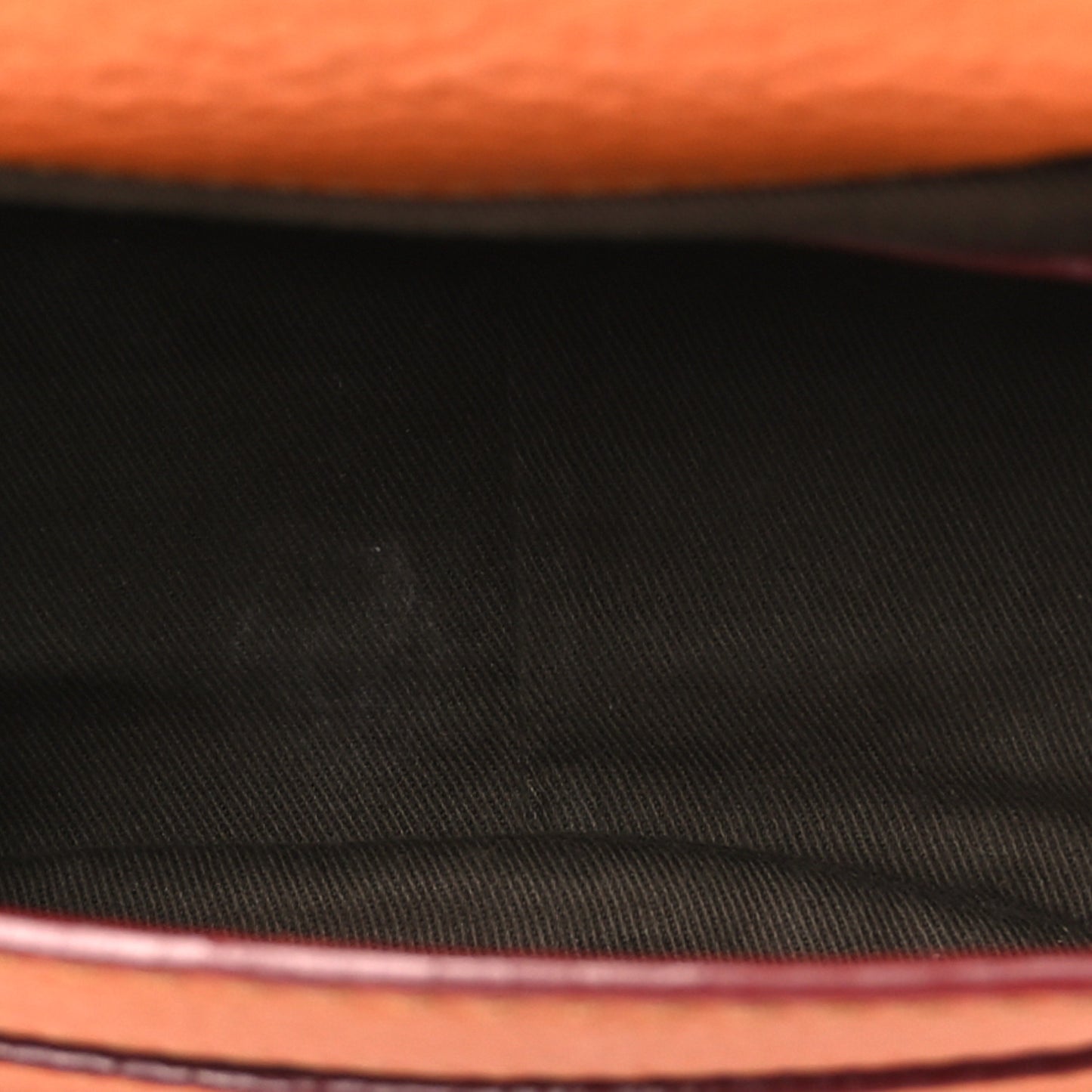 Grained Calfskin Small Marcie Saddle Bag Wood Rose