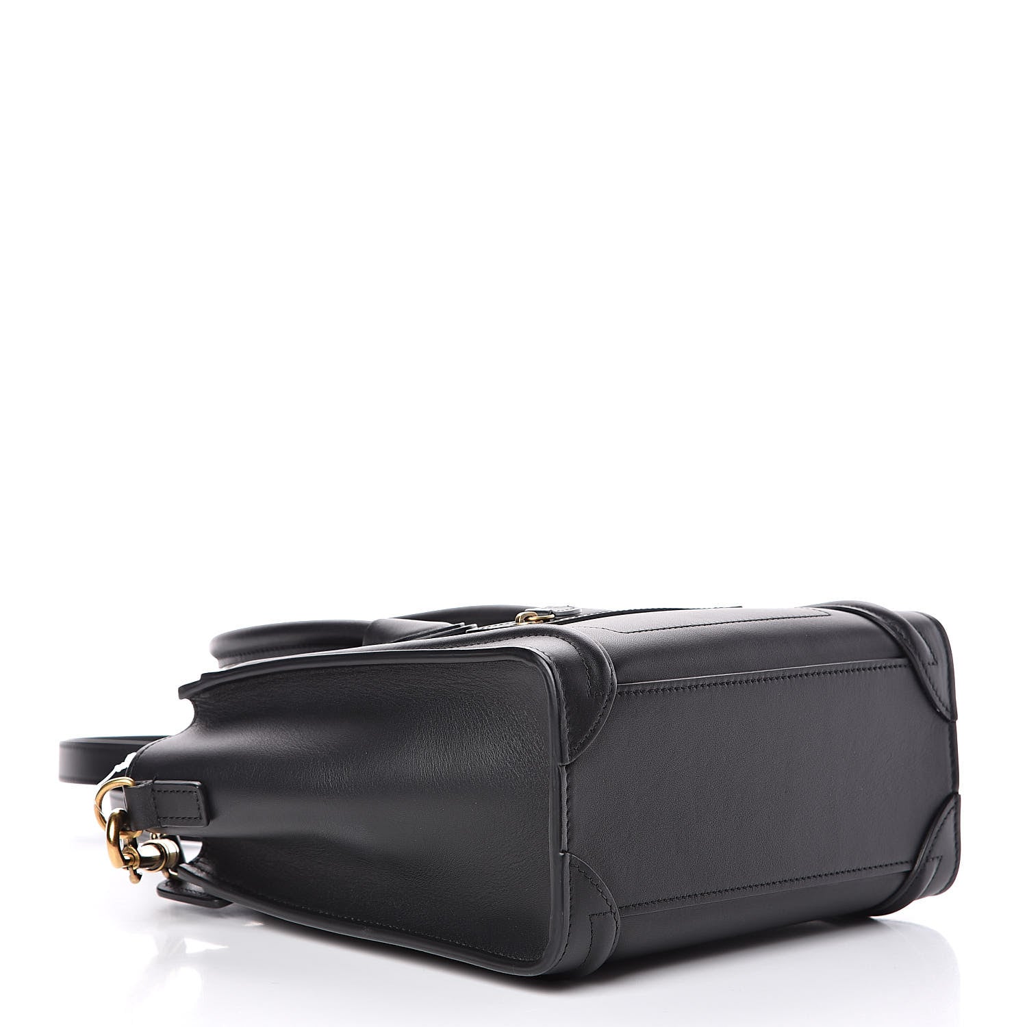 Celine Smooth Calfskin Nano Luggage Black 4 of 12