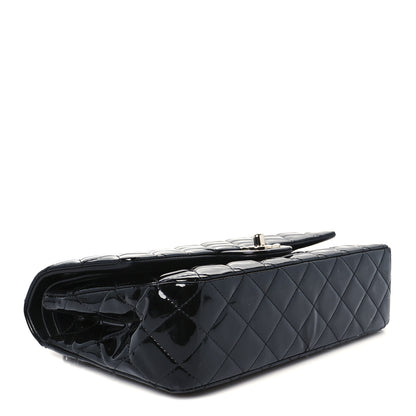 Chanel Patent Quilted Medium Double Flap Black 5 of 12