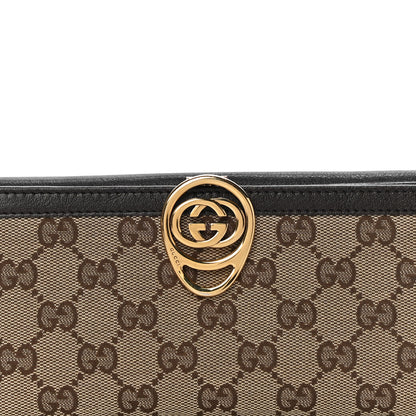 Gucci Monogram Interlocking GG Continental Wallet Dark Brown 7 of 14