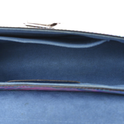 Louis Vuitton Epi Tropical Twist Shoulder Bag MM Blue Rose 6 of 13