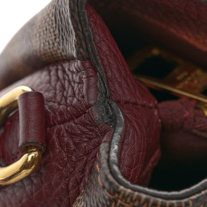 Louis Vuitton Damier Ebene Cuir Taurillon Brittany Bordeaux 14 of 15