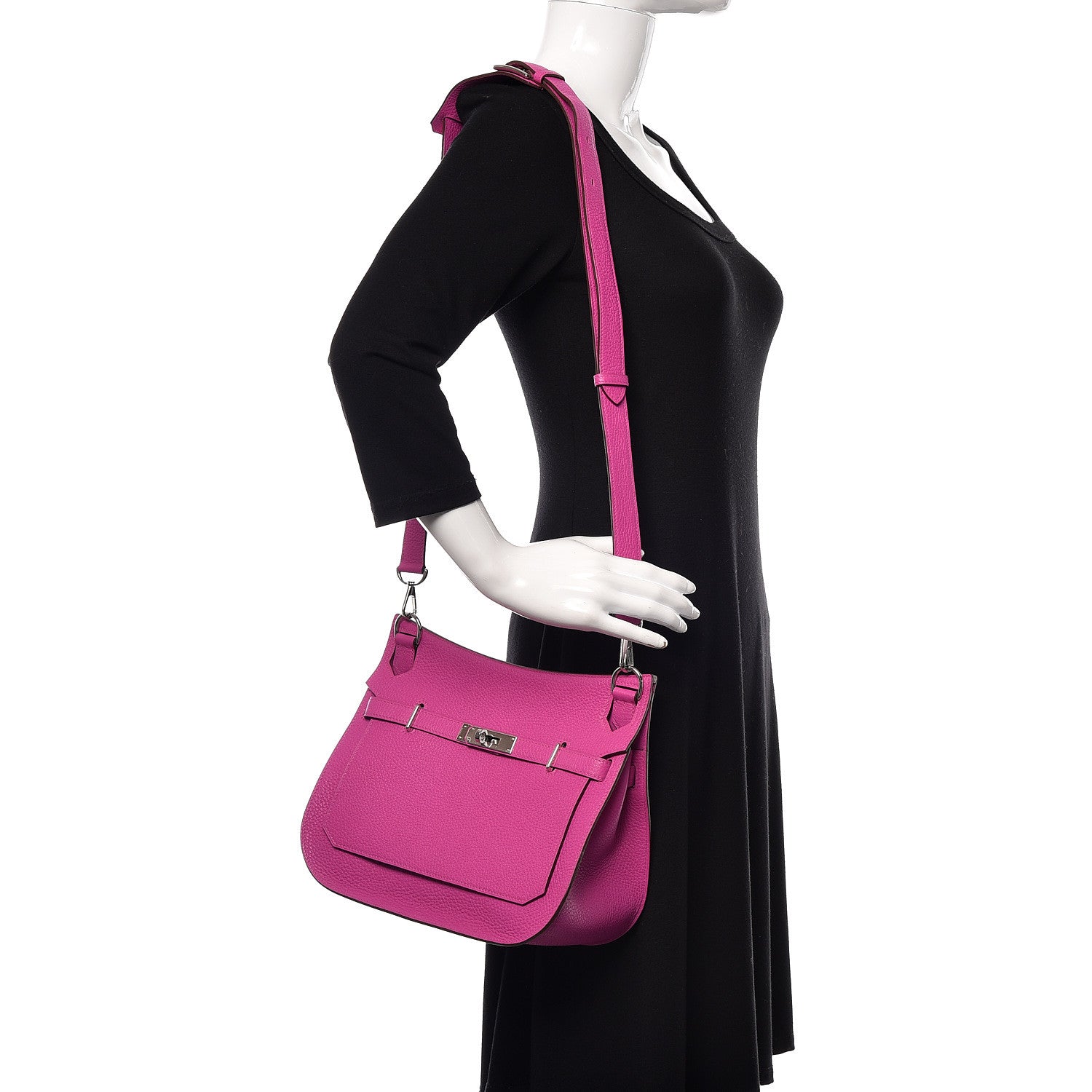 Hermes Taurillon Clemence Jypsiere 28 Magnolia 2 of 11