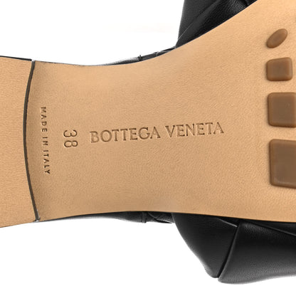 Bottega Veneta Nappa Maxi Intrecciato Lido Flat Sandals 38 Black 6 of 8