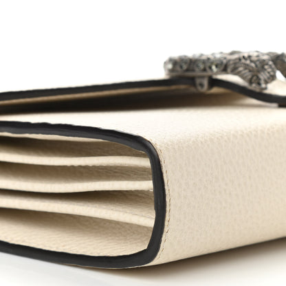 Gucci Dollar Calfskin Mini Dionysus Chain Wallet Mystic White 8 of 10