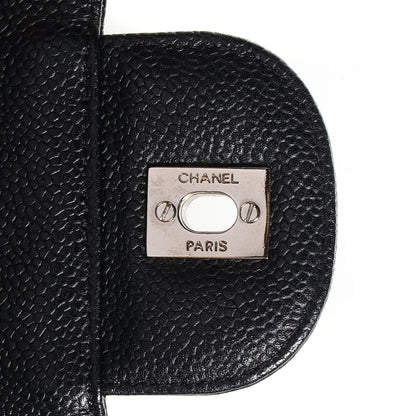 Chanel Caviar Quilted Jumbo Single Flap Black 9 of 9