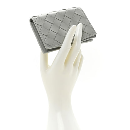 Bottega Veneta Nappa Intrecciato Card Case Agate Grey 2 of 9
