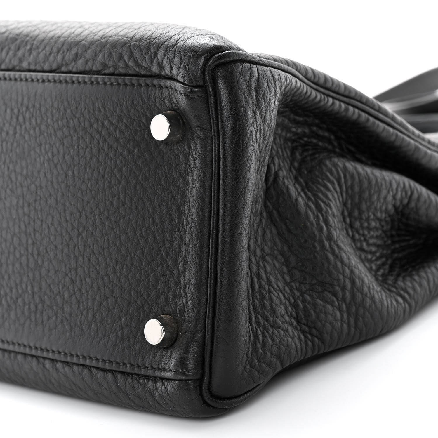 Hermes Fjord Kelly Retourne 32 Black 10 of 14