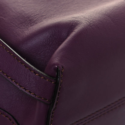 Fendi Vitello Century Pearl Bi-Color Scalloped Mini Back to School Backpack Amarone Black Cherry 11 of 15