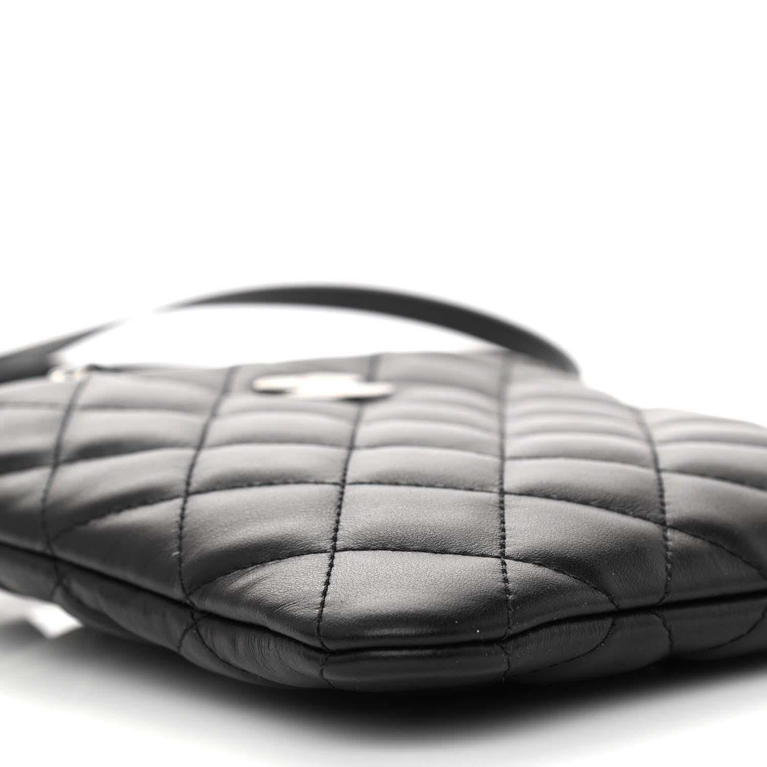 Chanel Lambskin Quilted Crossbody Bag Black 10 of 11