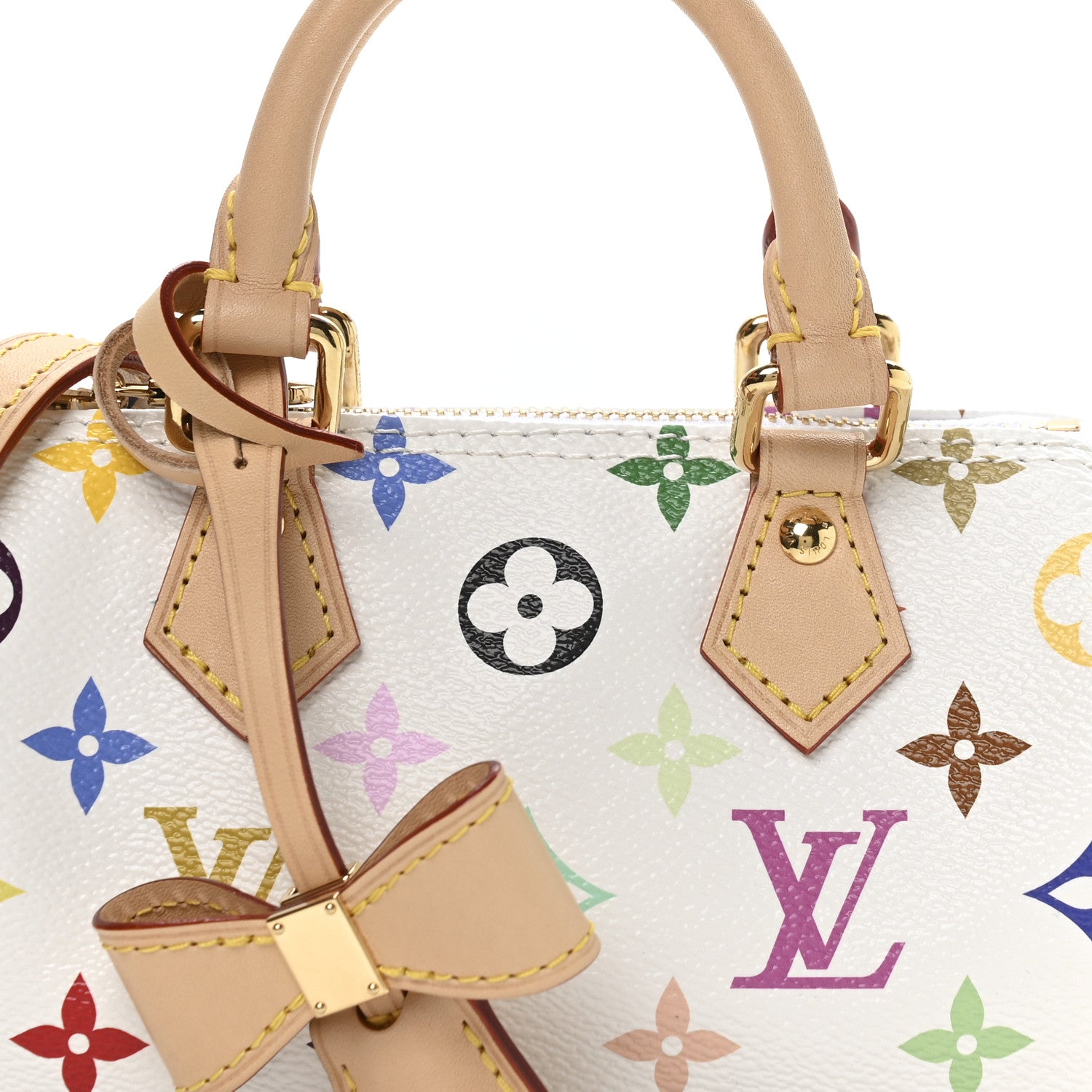 Louis Vuitton LV X TM Monogram Multicolor Nano Speedy White 7 of 10