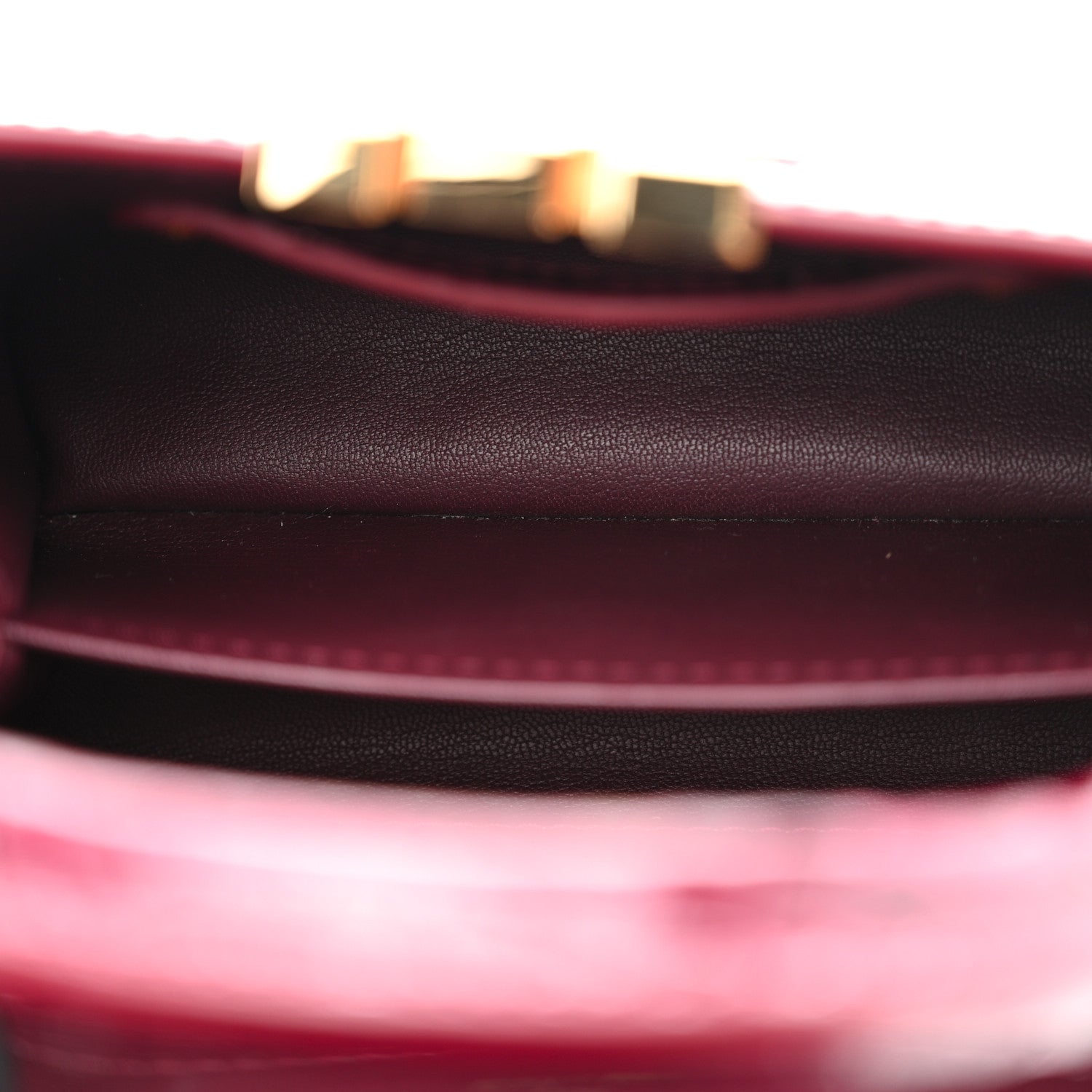 Louis Vuitton Crocodile Mini Capucines  Bordeaux 5 of 10