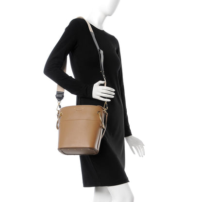 Chloe Smooth Calfskin Small Roy Bucket Bag Nut 2 of 12