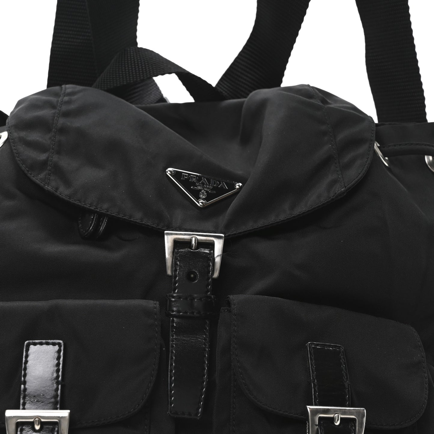 Tessuto Nylon Vela Small Backpack Black