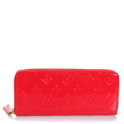 Louis Vuitton Vernis Clemence Wallet Cherry 1 of 7