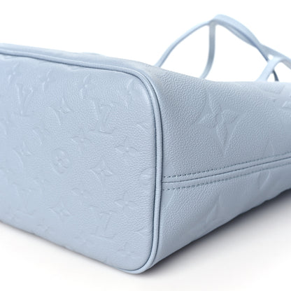 Louis Vuitton Empreinte Monogram Giant Neverfull MM Blue Hour 10 of 11
