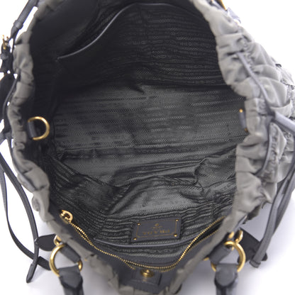 Prada Tessuto Nylon Gaufre Tote Mercurio 5 of 15