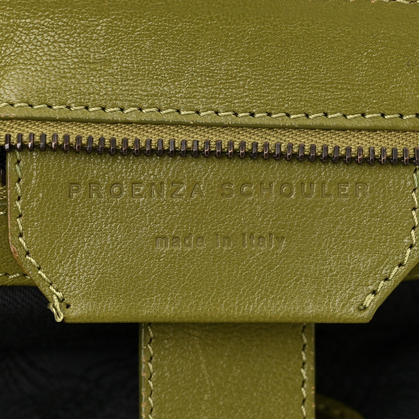 Lambskin Medium PS1 Satchel Olive