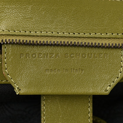 Proenza Schouler Lambskin Medium PS1 Satchel Olive 6 of 10