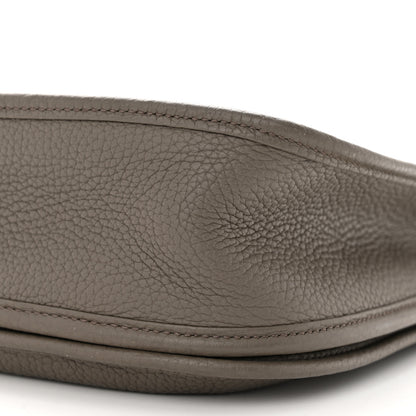 Hermes Taurillon Clemence Evelyne III PM Gris Asphalte 10 of 11