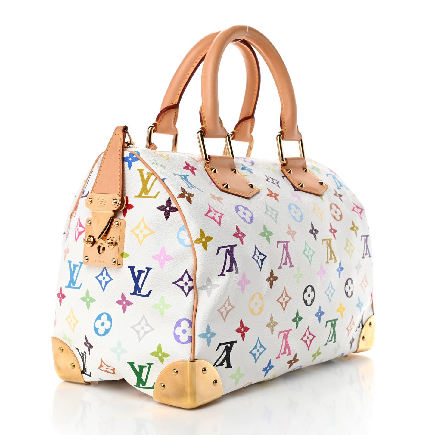Monogram Multicolor Speedy 30 White