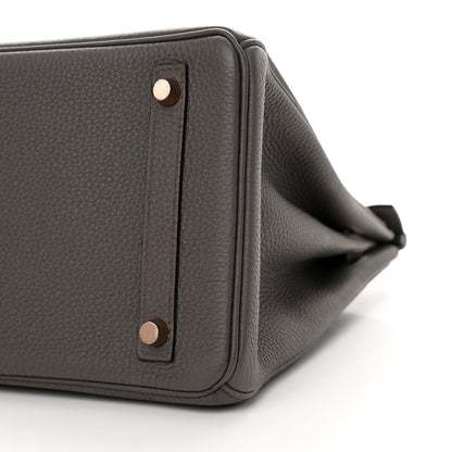 Hermes Togo Birkin 30 Etain 10 of 13