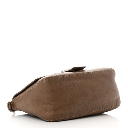 Fendi Calfskin Romano Selleria Mama Baguette Brown 4 of 17
