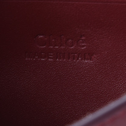 Chloe Suede Calfskin Mini Faye Shoulder Bag Plum Purple 6 of 7