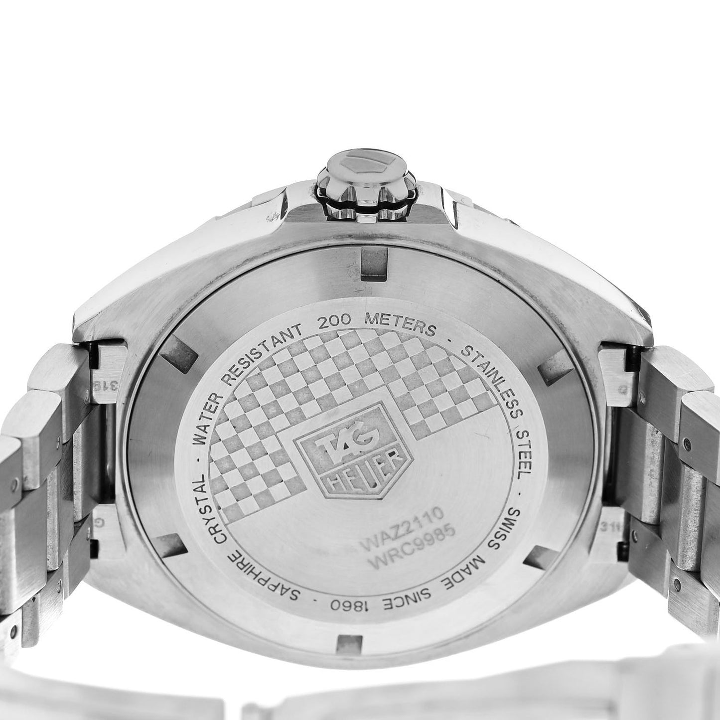 Stainless Steel 41mm Formula 1 Calibre 6 Automatic Watch Black WAZ2110