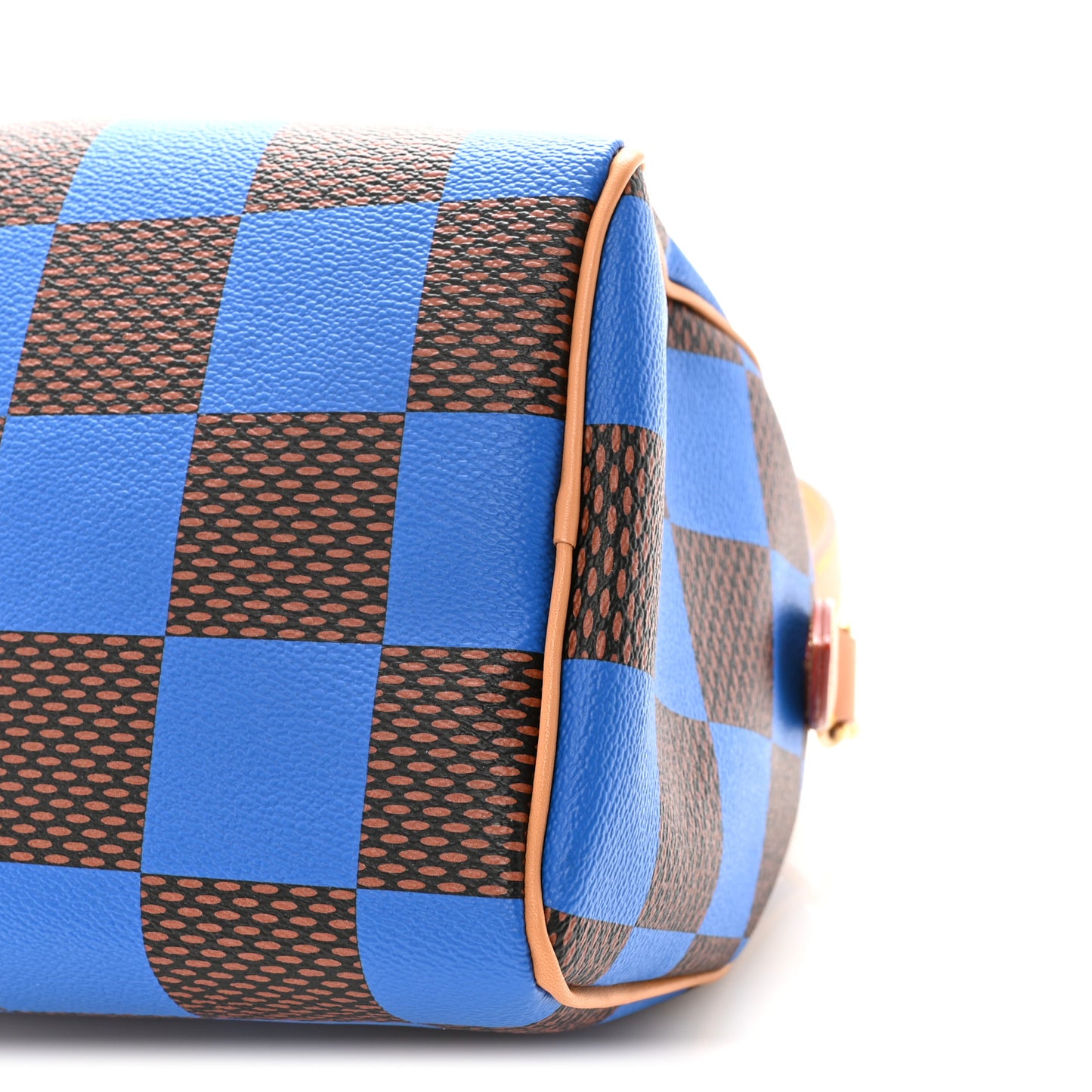 Damier Pop Speedy Bandouliere 25 Blue