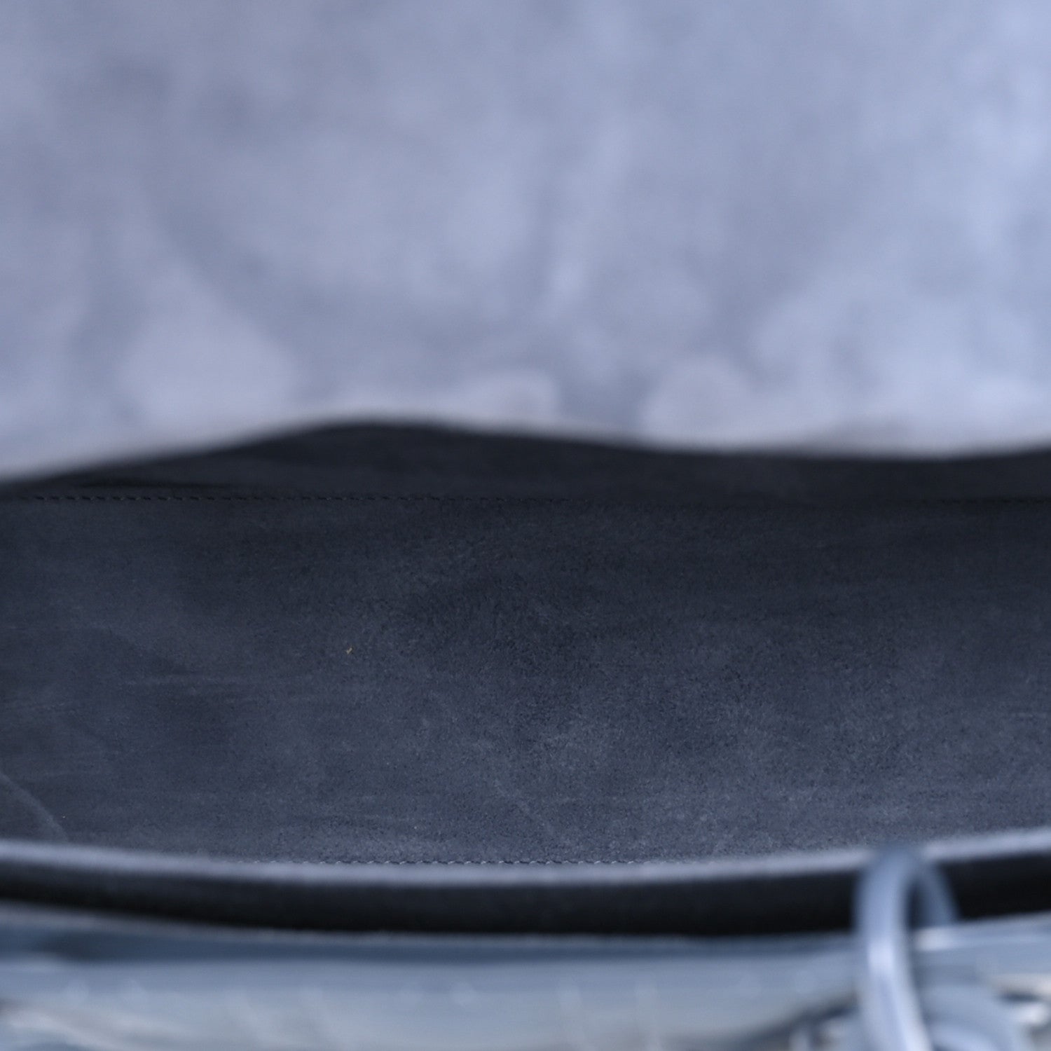 Christian Dior Ultra Matte Calfskin Cannage Large Lady Dior Denim Blue 5 of 10
