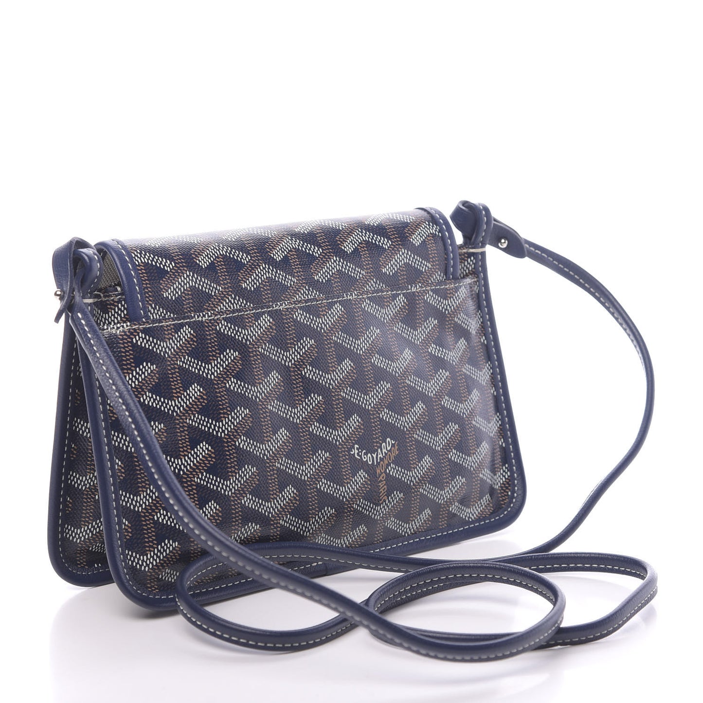 Goyardine Plumet Wallet Clutch Navy